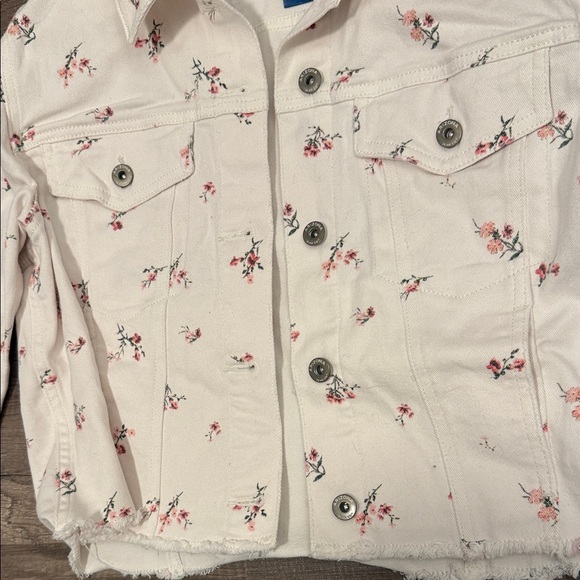 Arizona Jean Company XL Floral Cream Jacket - Picture 3 of 6